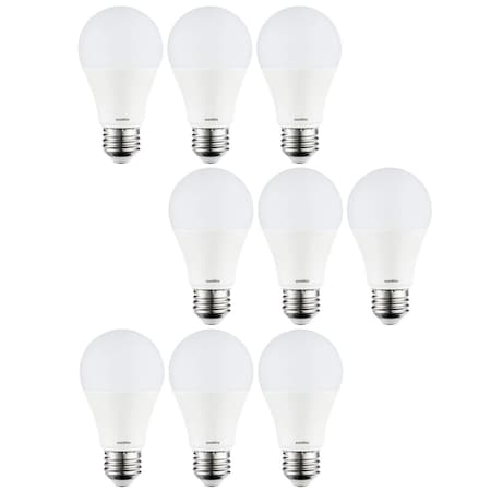 Sunlite LED 9W 60W Equiv 800 Lumens E26 Base Non-Dimmable UL Listed 2700K A19 Light Bulbs, 3PK 80864-SU